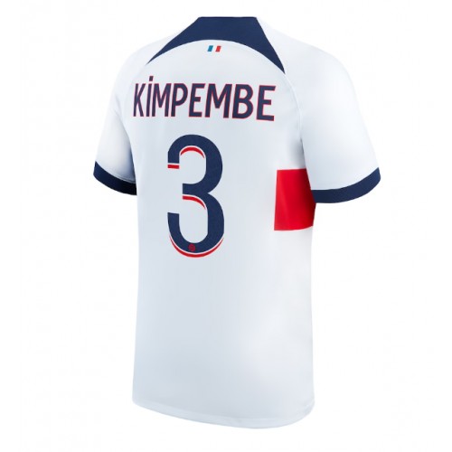 Dres Paris Saint-Germain Presnel Kimpembe #3 Gostujuci 2023-24 Kratak Rukav